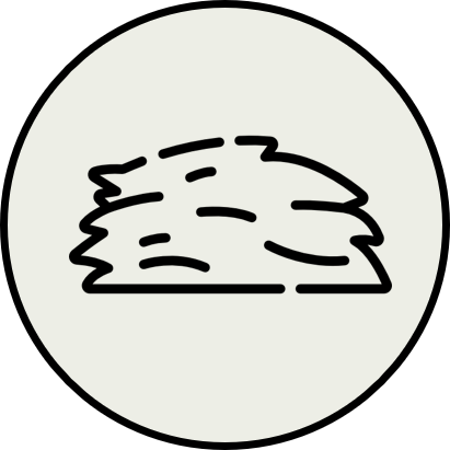Icon Durchwurzelung und Mulch